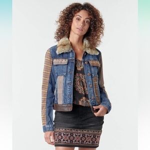 NWT Desigual Denim Jacket